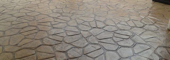 concreto estampado para exteriores
